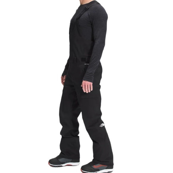 The North Face Men’s Freedom Bib Winter Ski Waterproof Pants In Black - Picture 13 of 15